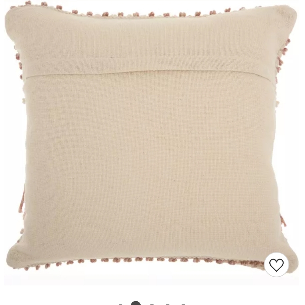 20"x20" Oversize Boho Fringe Square Throw Pillow - - Picture 3 of 12
